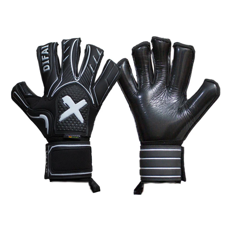 LUVA DIFAI JUMP PRETA E BRANCO