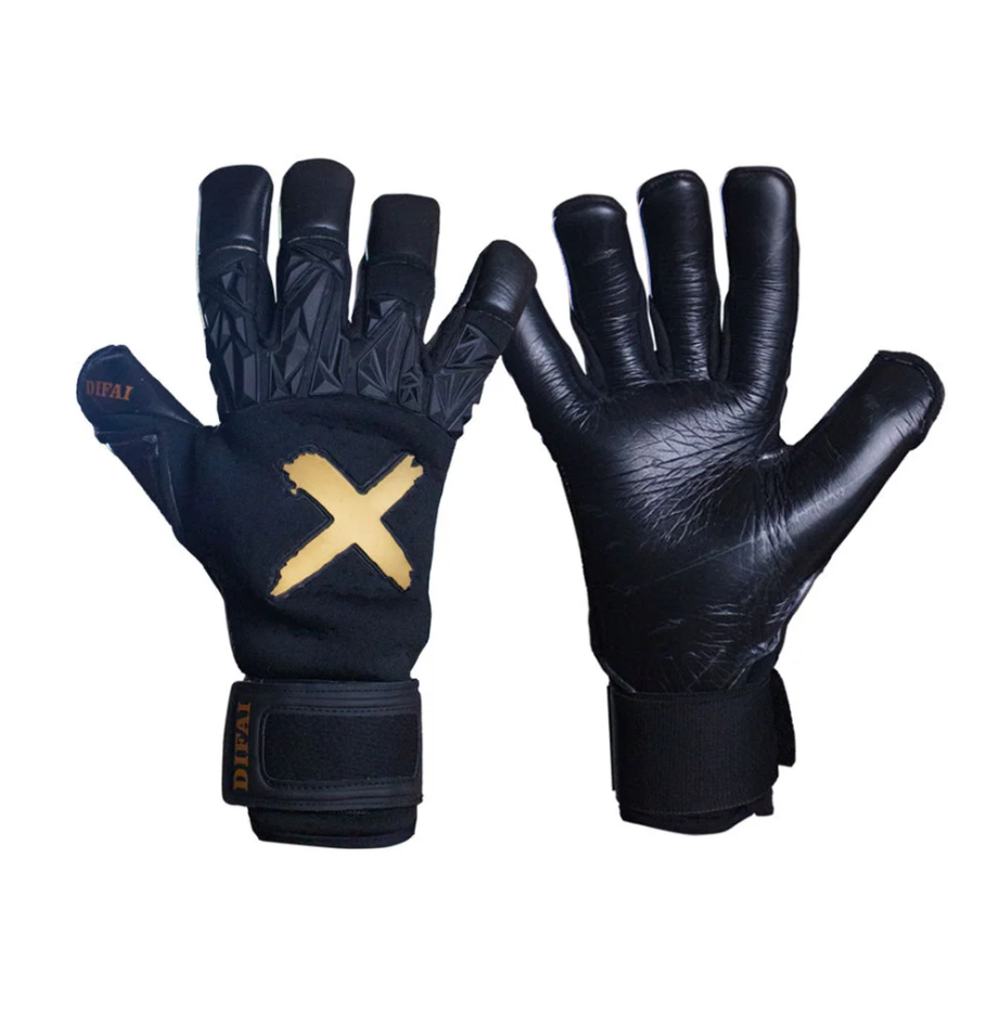 LUVA DIFAI HYDRID PRETA E DOURADO